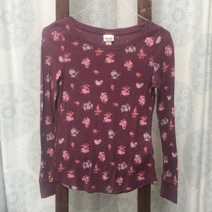 Floral Thermal Long Sleeve